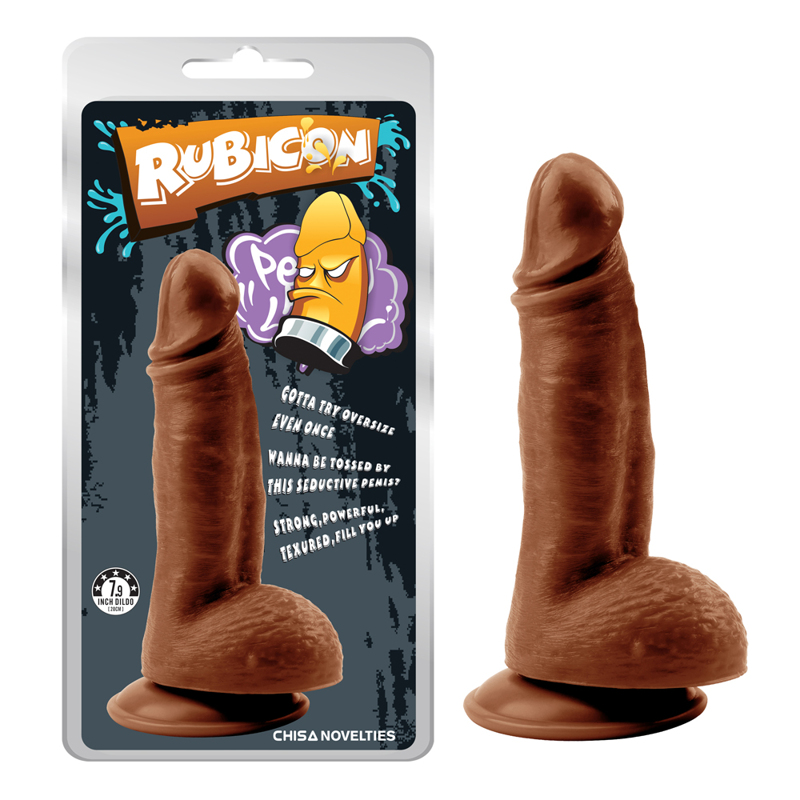 Фалоімітатор реалістичний Chisa Rubicon Mighty Ravage Penis, коричневий 20 см * 4.3 см