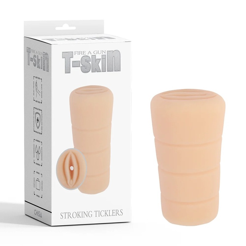 Мастурбатор вагіна Chisa T-Skin Stroking Ticklers із кібершкіри