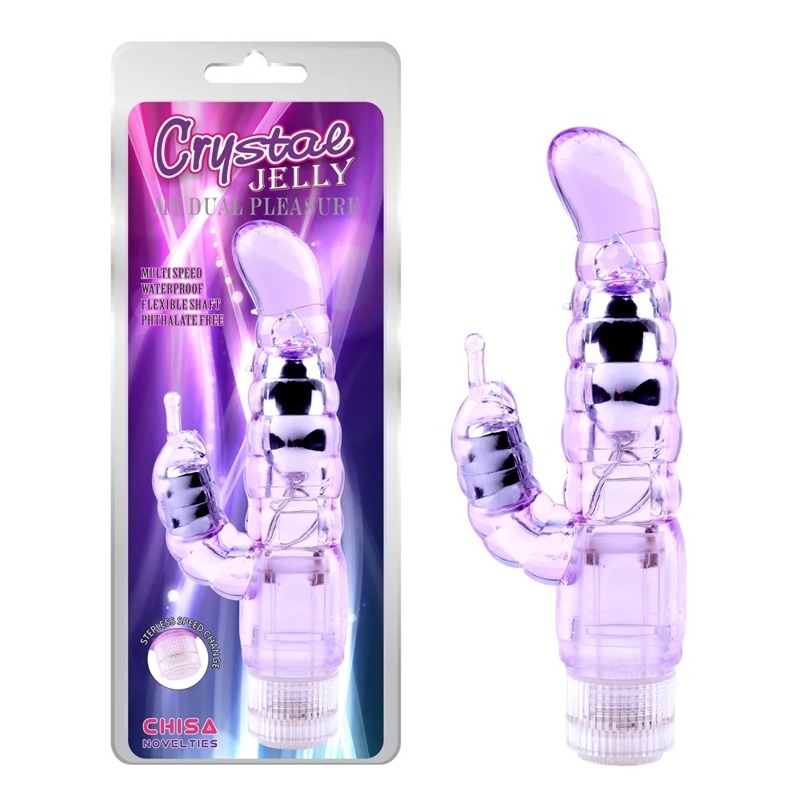 Вібратор-кролик Chisa Crystal Jellie Pleaser