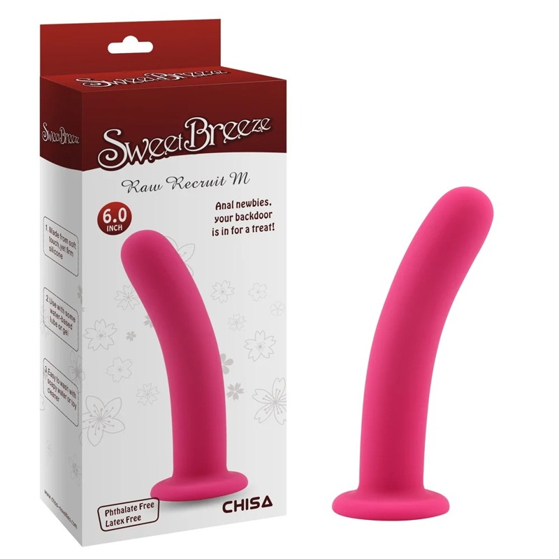 Насадка для страпону гладка Chisa Sweet Breeze Raw Recruit M рожева
