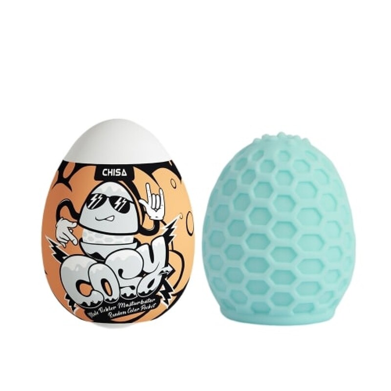 Мастурбатор яйце Chisa COSY Male tickler, блакитний 6 х 5 см