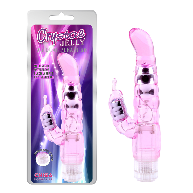 Вібратор-кролик Chisa Crystal Jellie Pleaser