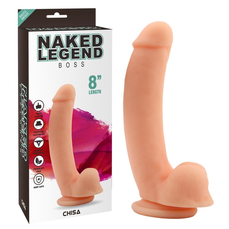 Фалоімітатор на присосці Chisa Naked Legend Boss, тілесний