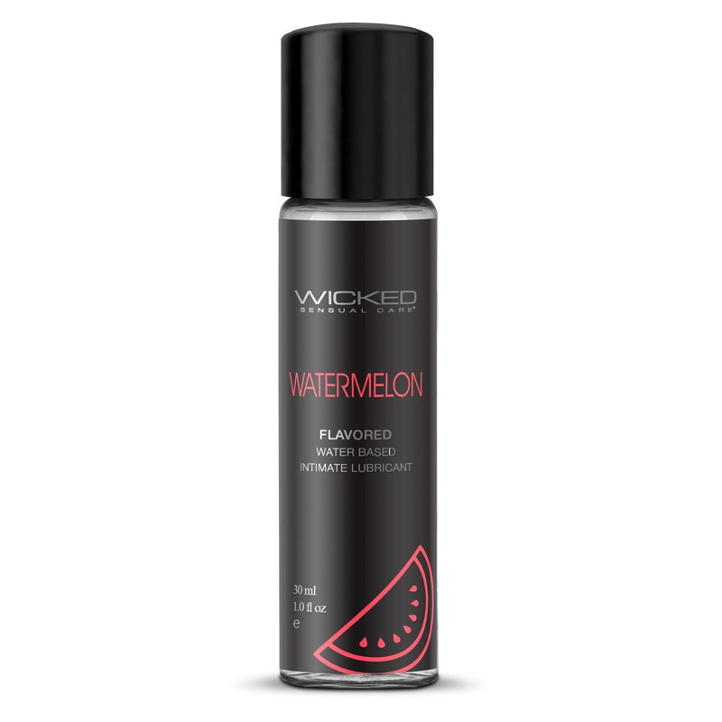 Съедобный лубрикант Wicked Aqua Watermelon Flavored со вкусом арбуза, 30 мл