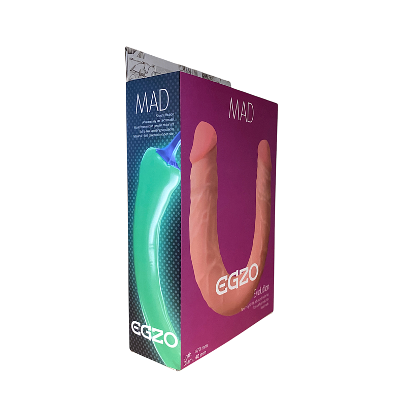 Двухсторонний фаллоимитатор EGZO MAD Ciberskin 