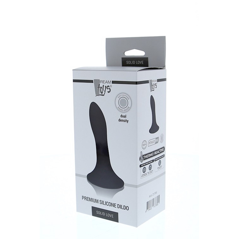 Фаллоимитатор Термоактивный SOLID LOVE 5INCH BLACK