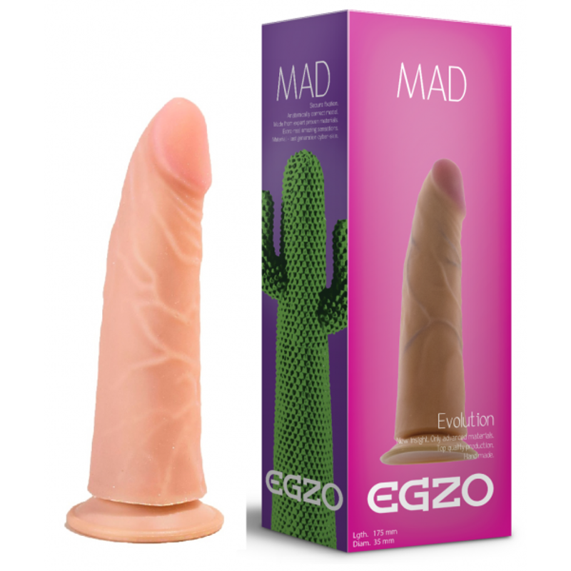 Фаллоимитатор реалистичный EGZO MAD Spicy Lover на присоске