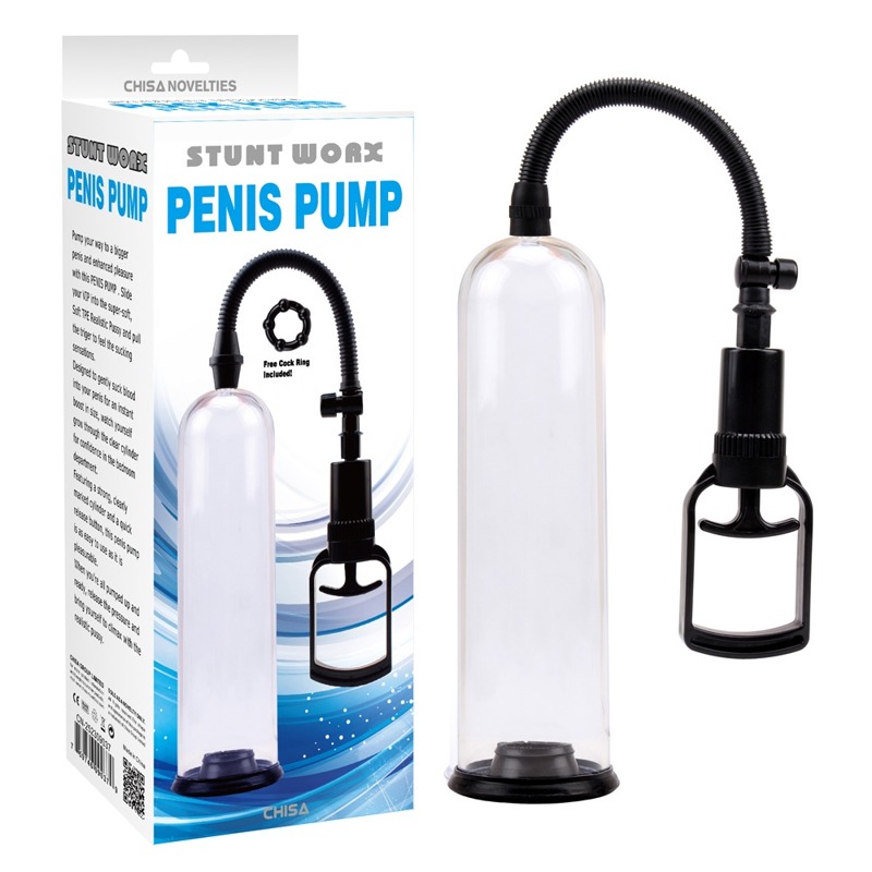 Помпа Chisa Stunt Worx Peins Pump з ерекційним кільцем