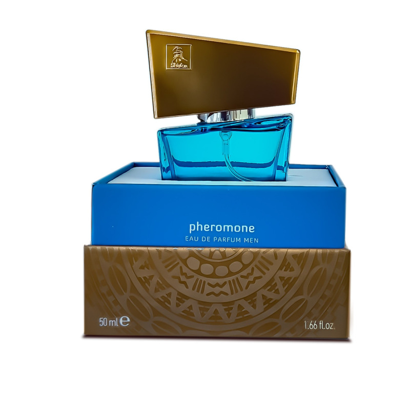 Духи с феромонами мужские SHIATSU Pheromone Fragrance men lightblue, 50 ml