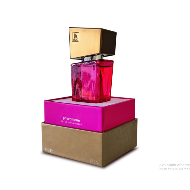 Духи с феромонами женские SHIATSU Pheromone Fragrance women pink 15 ml