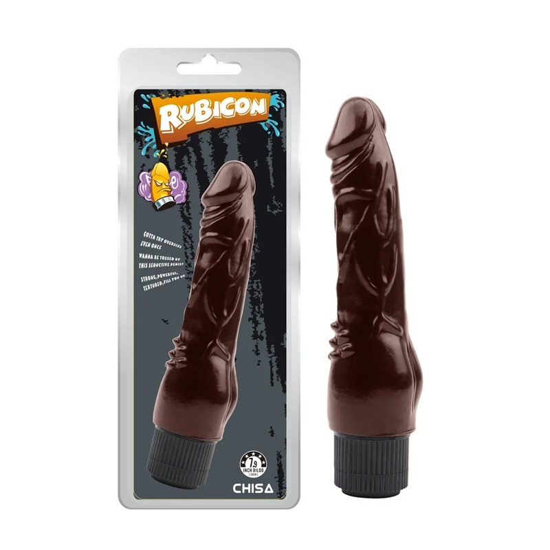 Фалоімітатор реалістичний Chisa RUBICON на батарейках, коричневий