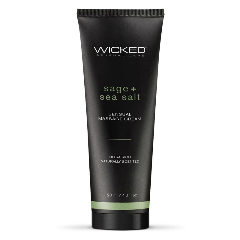 МАССАЖНЫЙ КРЕМ WICKED SENSUAL 120 МЛ С АРОМАТОМ ШАЛФЕЯ