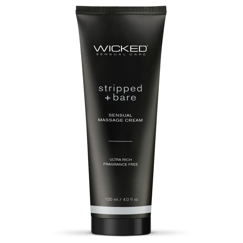 Массажный крем Wicked Sensual Care Stripped & Bare без запаха 120 ML