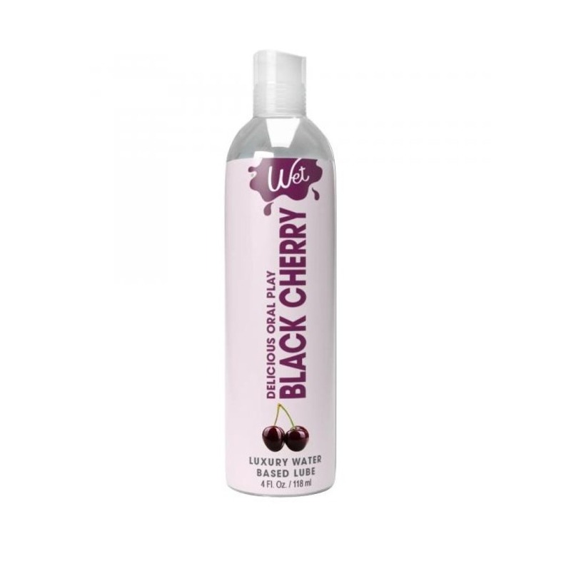 Лубрикант съедобный со вкусом черешни Wet Black Cherry, 118 мл