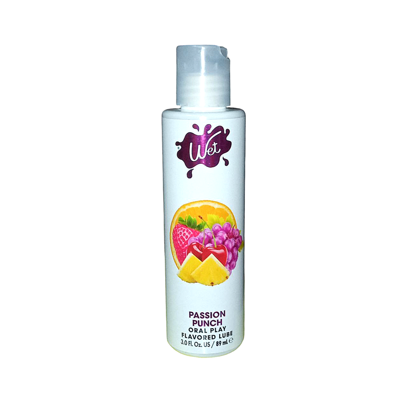 Лубрикант для орального секса Wet Flavored Passion Punch со вкусом фруктов, 89 мл