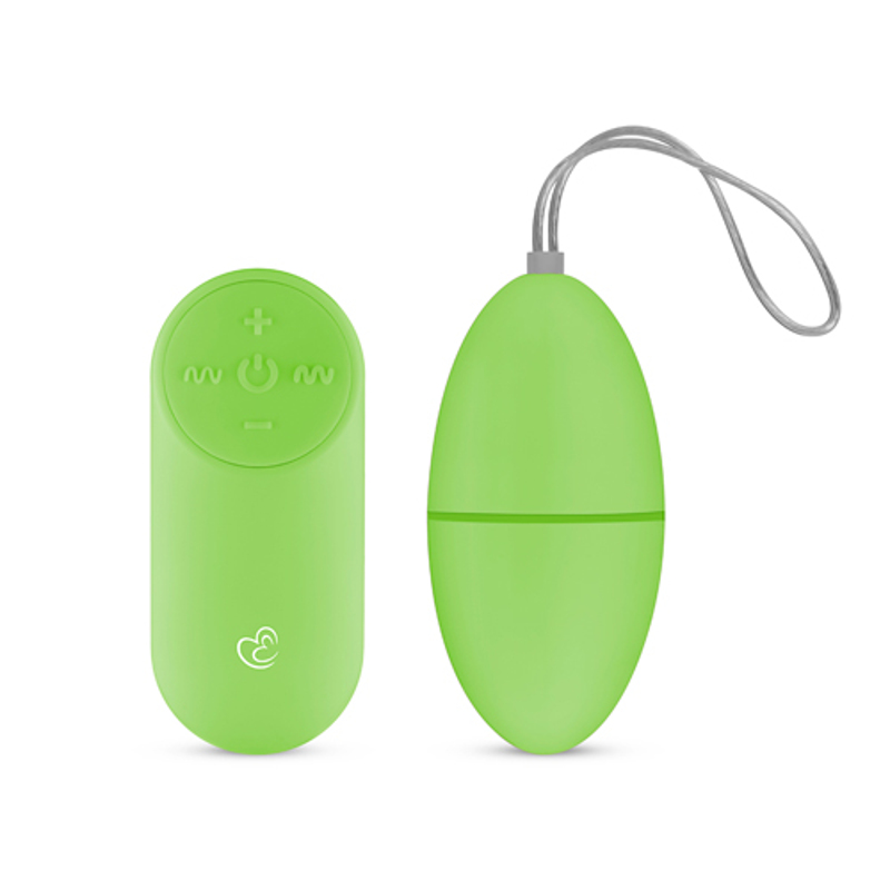 Вибраируйте с пультом Easytoys Remote Control Vibrating Egg, зеленое
