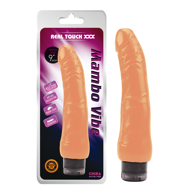 Вібратор реалістичний на батареях Chisa Real Touch XXX Mambo Vibe, тілесний
