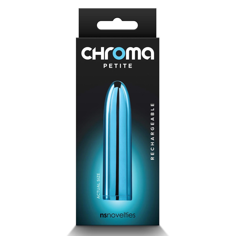 Вибропуля перезаряжаемая NS Novelties Chroma Petit, голубой