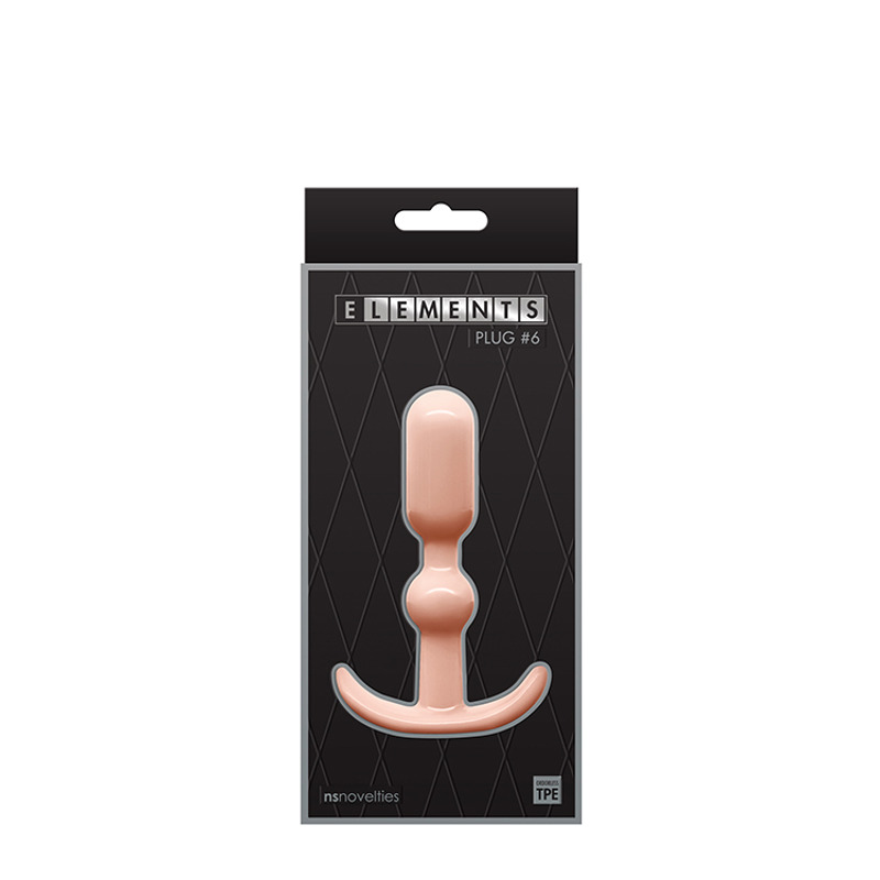 Анальная пробка NS Novelties ELEMENTS PLUG No 6 FLESH