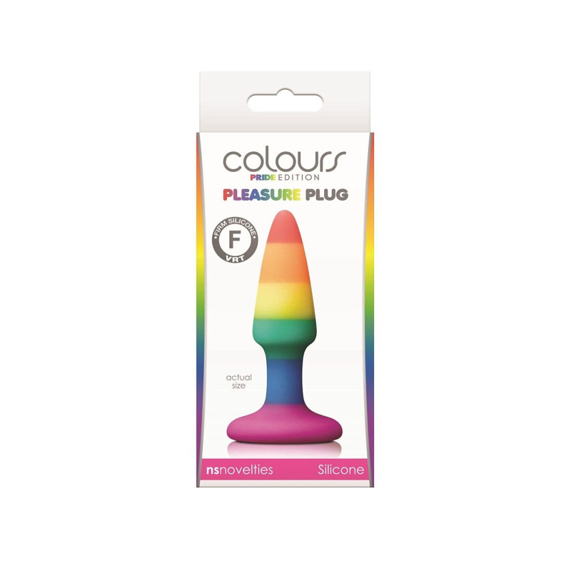 Анальная пробка NS Novelties COLOURS PRIDE EDITION PLEASURE PLUG MINI