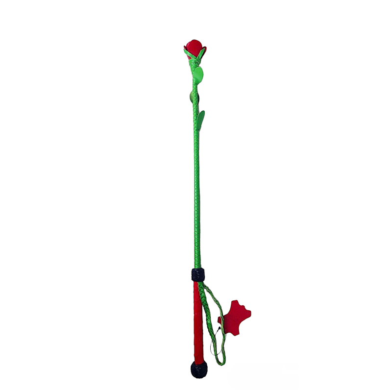 Стек роза Kid Grain Leather Rose Crop With Calf Leather Rose телячья кожа