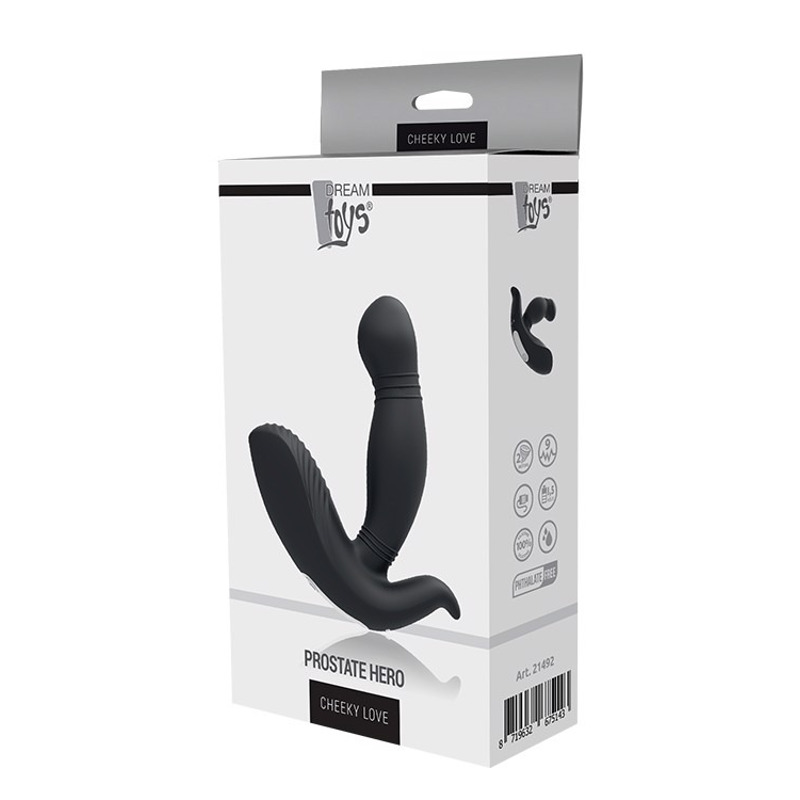 Массажер простаты с вибрацией Dream Toys Booty Rocker, черный