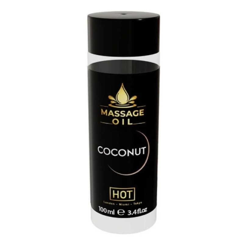 Массажное масло HOT Massage Oil Coconut с ароматом кокоса, 100 мл