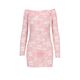 Прозрачная сорочка с длинным рукавом Passion YOLANDA CHEMISE L/XL, pink, трусики