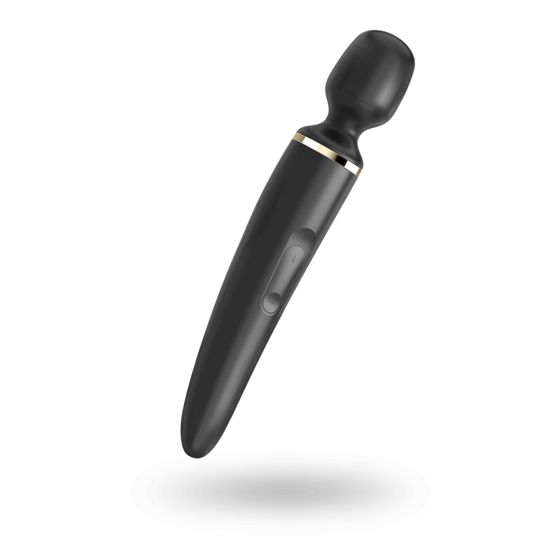 Вибромассажер Satisfyer Wand-er Woman (Black/Gold), водонепроницаемый, мощный, размер XXL Вибромассажер Satisfyer Wand-er Woman (Black/Gold), водонепроницаемый, мощный, размер XXL