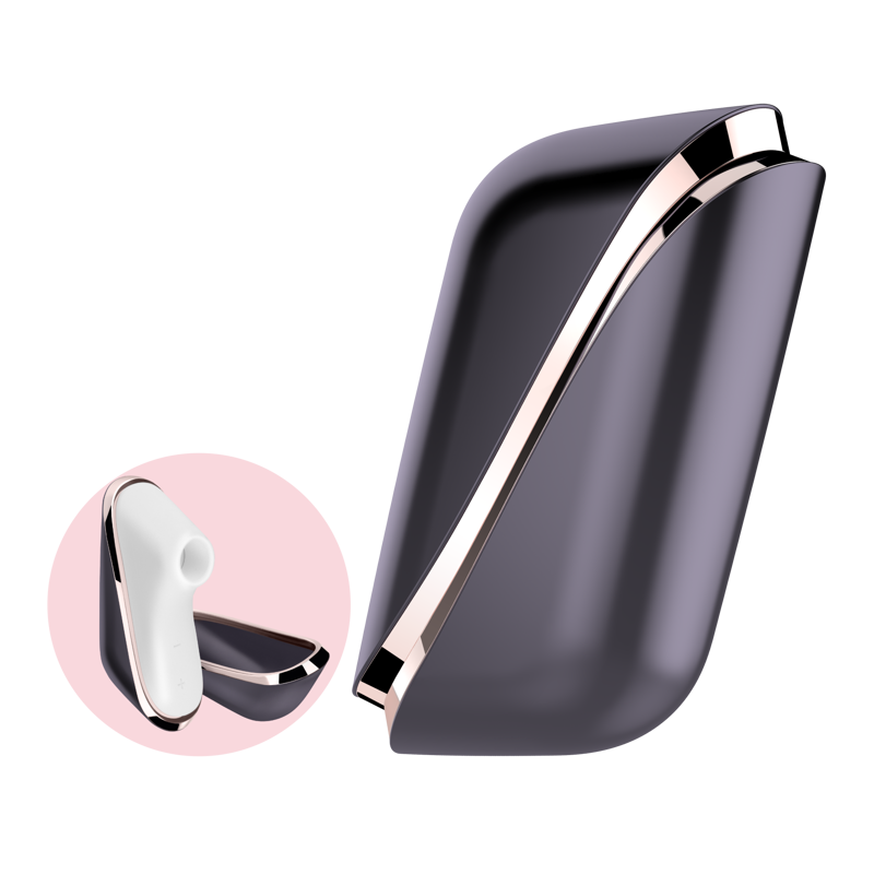 Вакуумный клиторальный стимулятор Satisfyer Traveler, корпус-чехол на магнитах