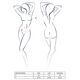 Комплект белья Passion MELISSA BIKINI L/XL, black, лиф со шнуровкой и трусики стринги