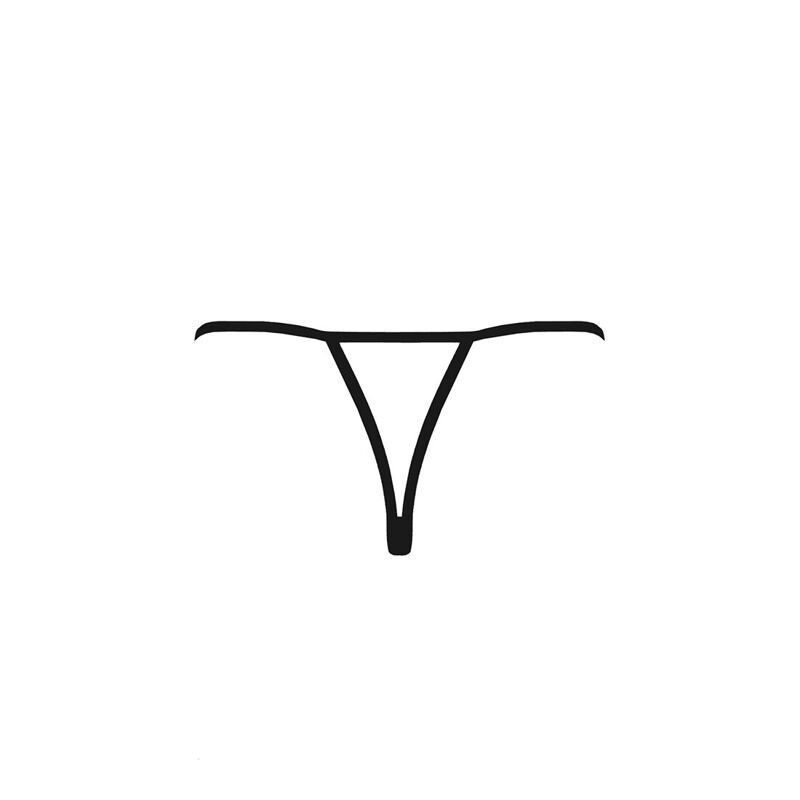 Трусики кружевные с доступом Passion Exclusive VIOLANTE THONG XXL/XXXL, black