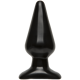 Анальная пробка Doc Johnson Smooth Classic Large - Black, макс. диаметр 5,7см