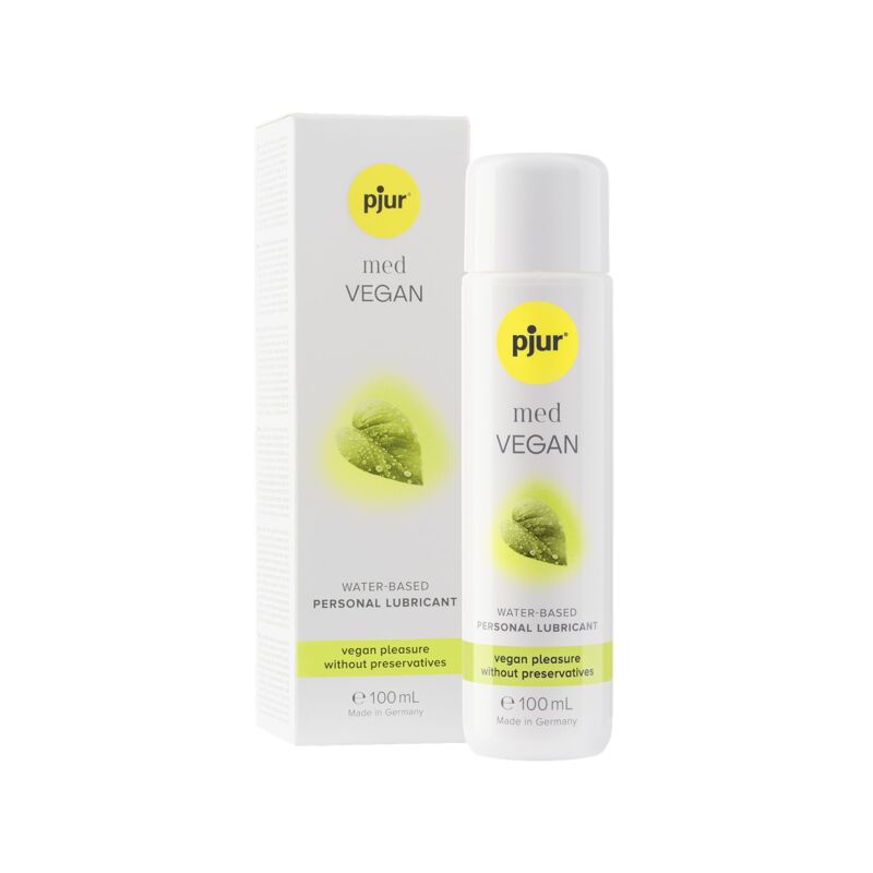 Лубрикант на водной основе pjur MED Vegan glide 100 мл - только веганские ингридиенты