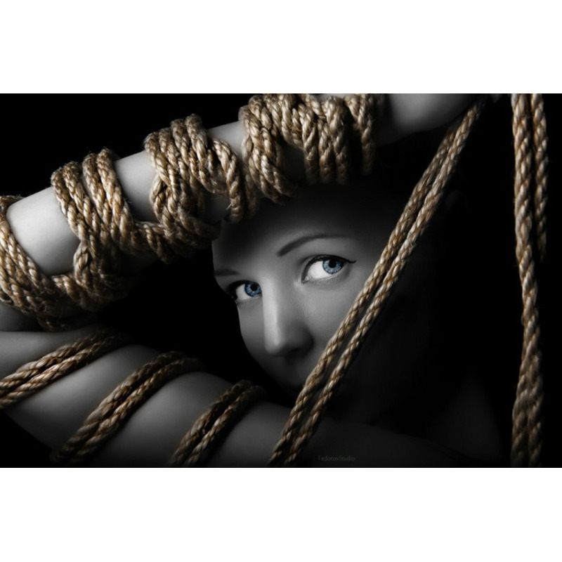 Веревка для бондажа DS Fetish LOVE ROPE 20 м, черный