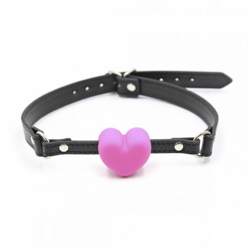 Кляп сердце Silicone Luxury Fetish Pink