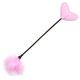 Стек в виде сердца с пушком Carrot and Stick PINK