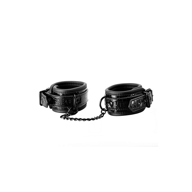 Оковы BLAZE LUXURY ANKLE CUFF CROCO BLACK