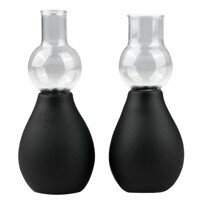 Вакуумные стимуляторы для сосков EasyToys Black