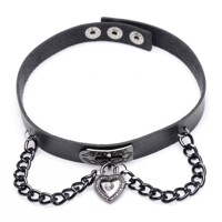 Чекер XR Brands Gothic Heart Adjustable Collar
