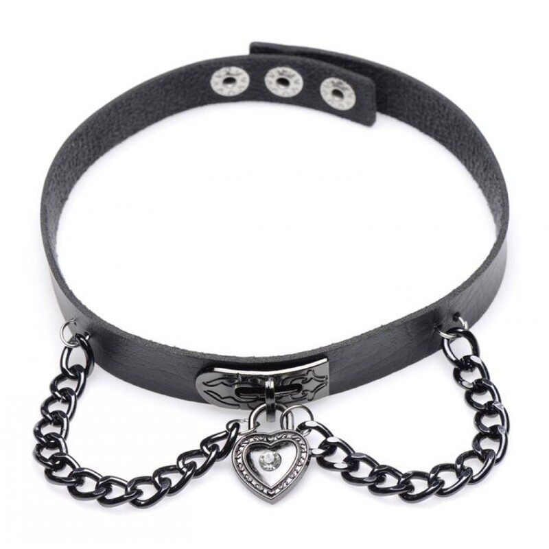 Чекер XR Brands Gothic Heart Adjustable Collar