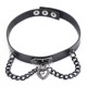 Чекер XR Brands Gothic Heart Adjustable Collar