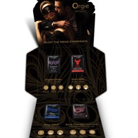 Набір пробників Orgie THE PLAY SET інтимних стимуляторів, 4 шт. Набір пробників Orgie THE PLAY SET інтимних стимуляторів, 4 шт.