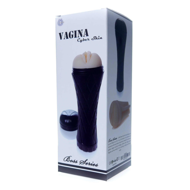 Мастурбатор в колбе с киберкожи-Vagina cyber skin- Latarka