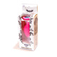 Анальная пробка с голубым кристаллом Plug-Jewellery Pink Silicon PLUG Medium- Light Blue Diamond