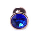 Анальна пробка Plug-Jewellery Red Gold PLUG- Dark Blue