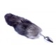 Анальная пробка с хвостом Boss of toys Fox TAIL- Black XXL