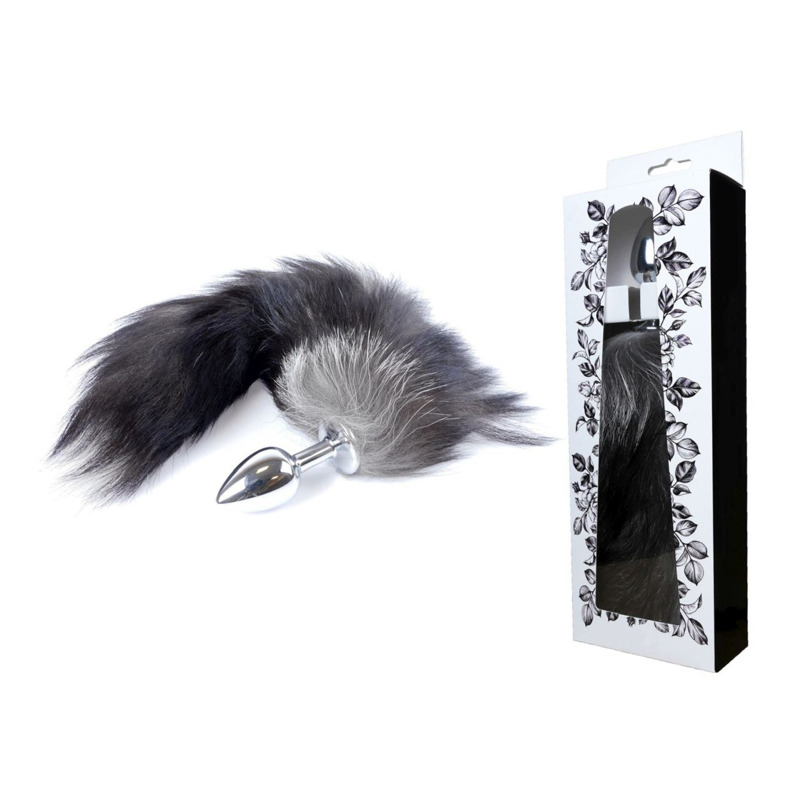 Анальная пробка с хвостом Boss of toys Fox TAIL- Black XXL