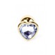 Анальная пробка S с фиолетовым камнем Boss of toys Jewellery