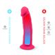 Фаллоимитатор SilexD Henry Pink (MODEL 2 size 7.5in), двухслойный, силикон+Silexpan, диаметр 4,8см